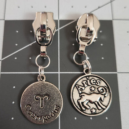 Zodiac Series Zipper Pull