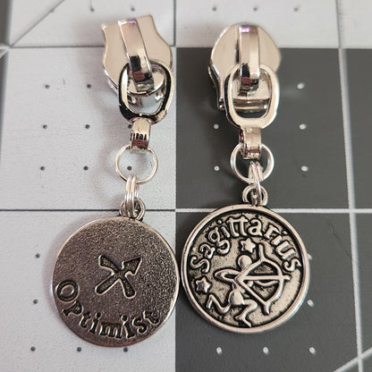 Zodiac Series Zipper Pull