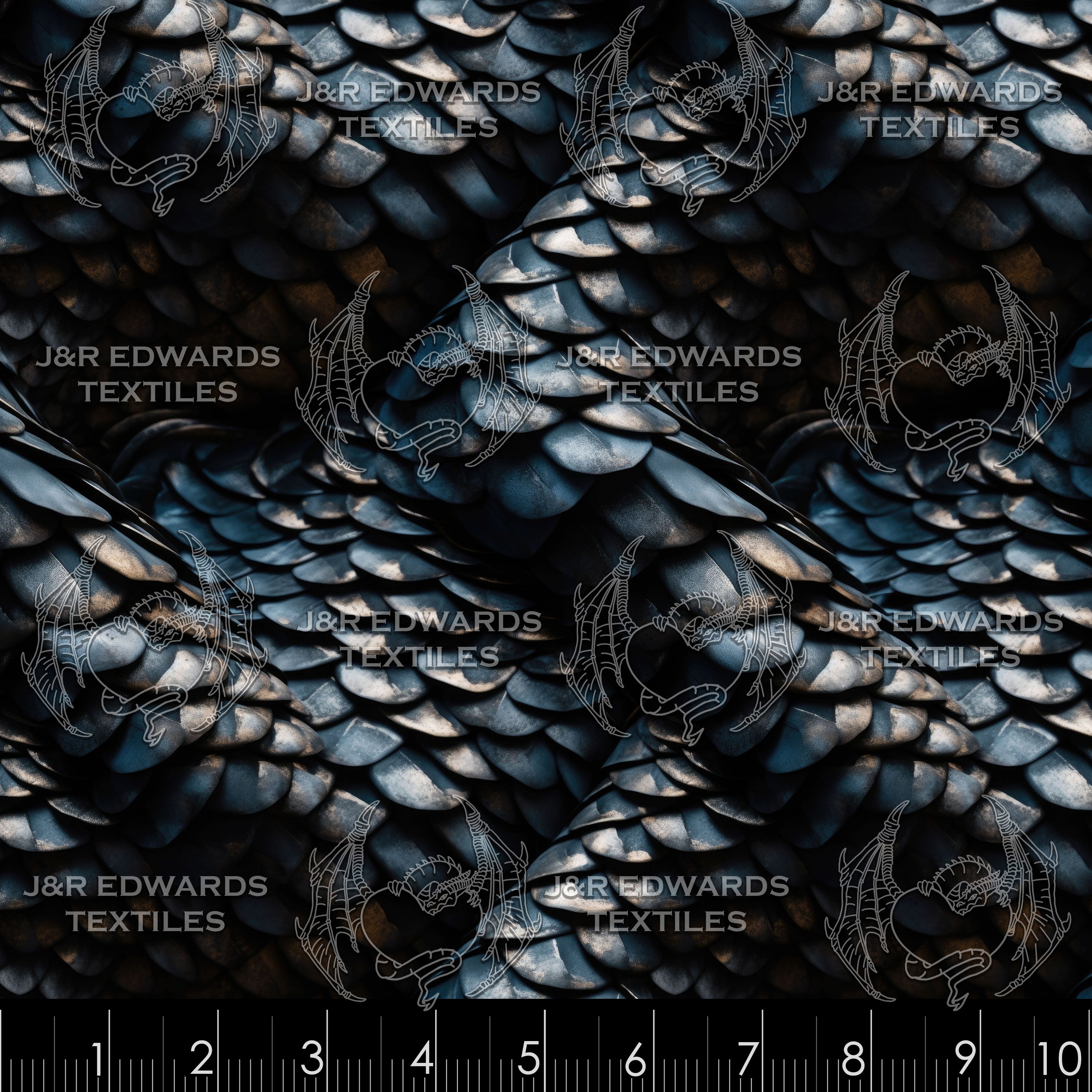 Scales Black – J&R Edwards Textiles